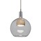 Besa Lighting Benji Cord Pendant, Smoke/Natural, Bronze Finish, 1x9W LED 1JT-BENJISMNA-LED-BR - alternate 1